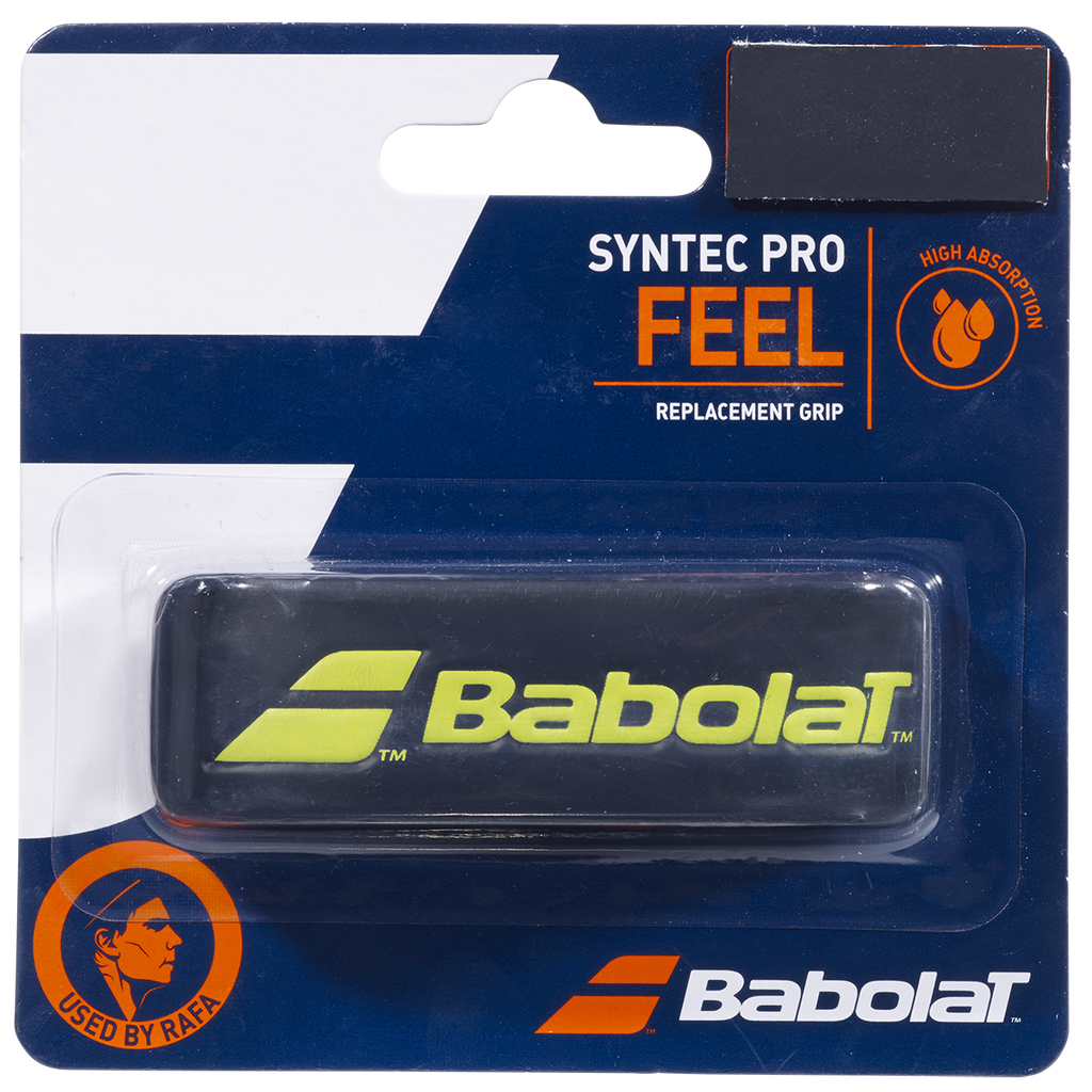 Babolat Syntec Pro Feel Replacement Grip - Black Yellow