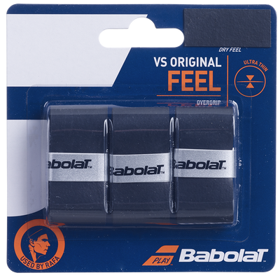 Babolat VS Original Feel Grip 3 Pack - Black