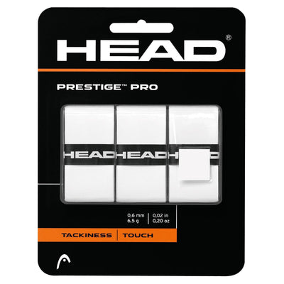 HEAD Prestige Pro Overgrip 3 Pack - White