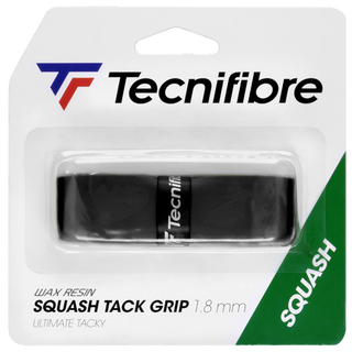 Tecnifibre Squash Tack Grip Black Replacement Grip