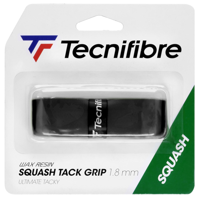 Tecnifibre Squash Tack Grip Black Replacement Grip