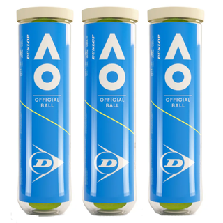 Dunlop Australian Open Tennis Balls - 1 Dozen