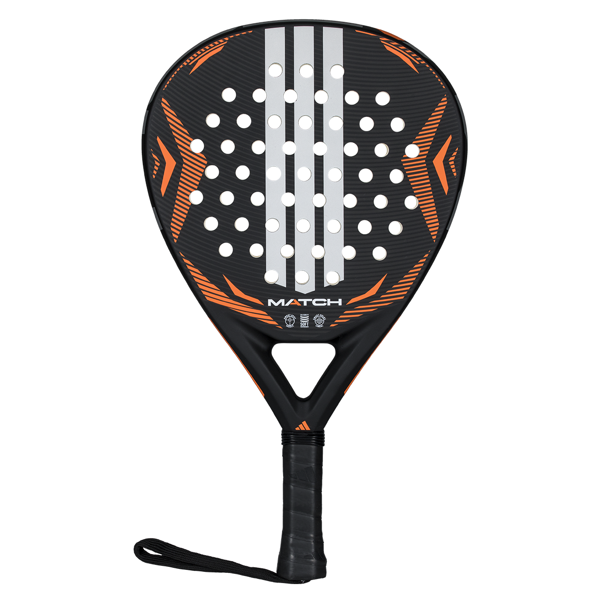Adidas Match Padel Racket 2026 Black/Orange – PDHSports