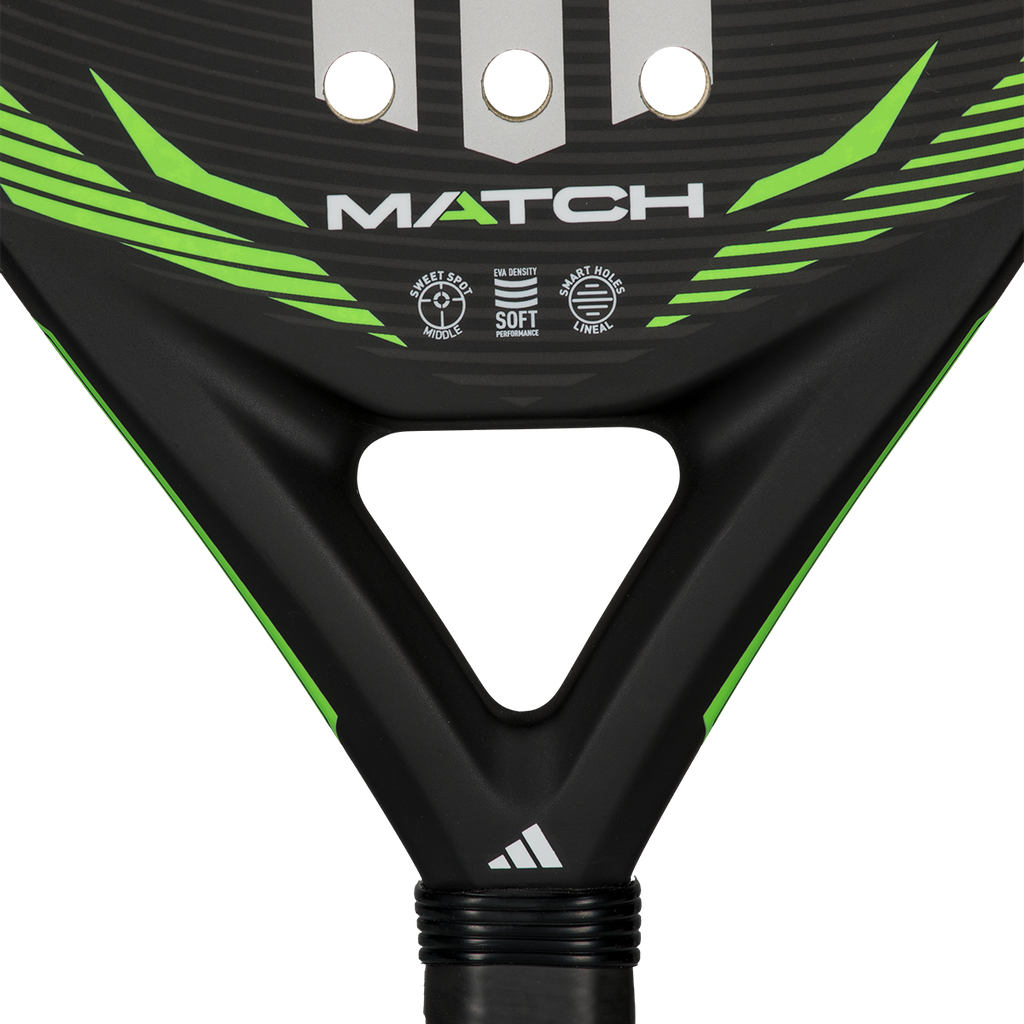 Adidas Match Padel Racket 2026 Black/Lime