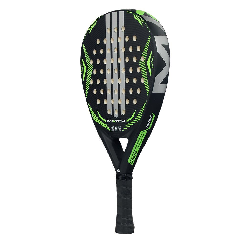 Padel Side Racket Adidas Match Padel Racket 2026 Black/Lime – PDHSports