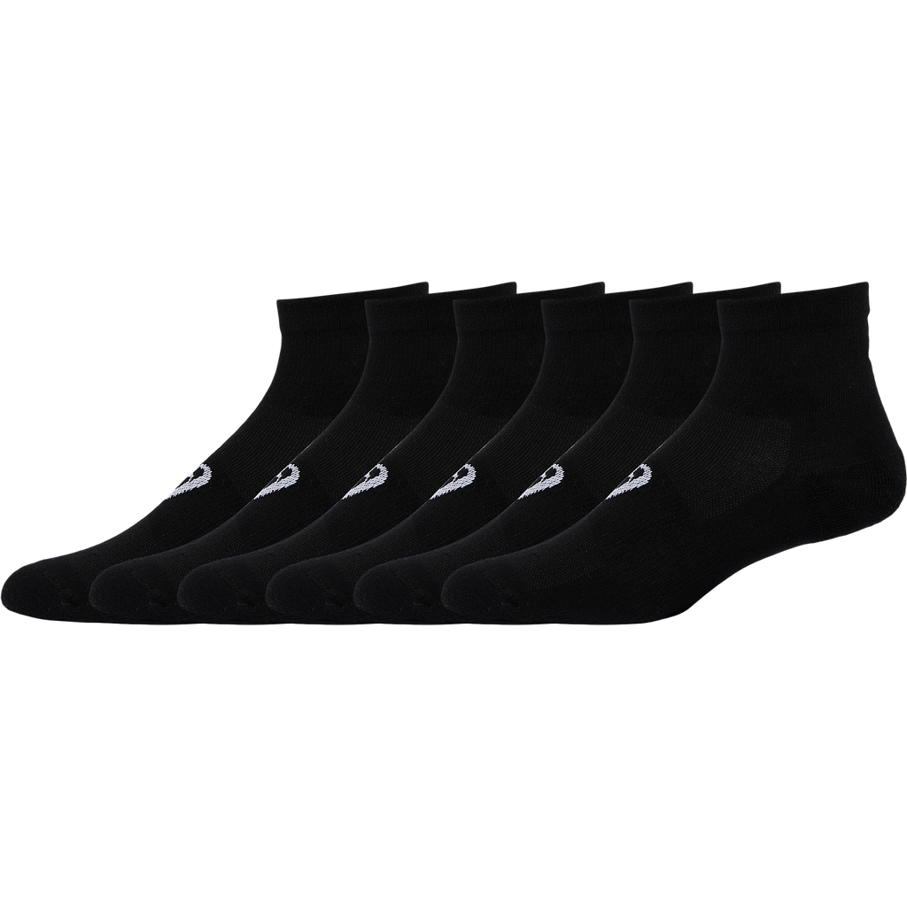 Asics Quarter Socks Black - 6 Pack