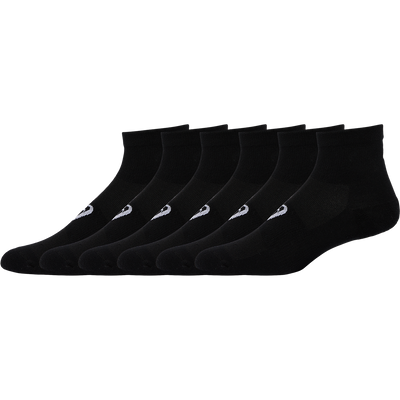 Asics Quarter Socks Black - 6 Pack