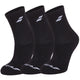 Babolat Mens Crew Socks 3 Pack Black