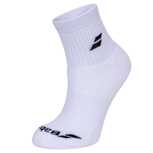 Babolat Men's Quarter 3 Pack Socks White