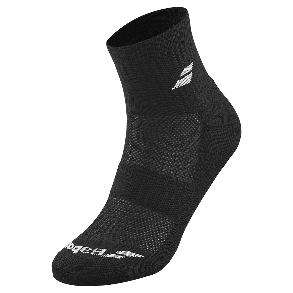 Babolat Men's Quarter 3 Pack Socks Black