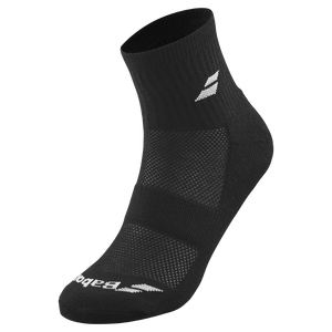 Babolat Men's Quarter 3 Pack Socks Black