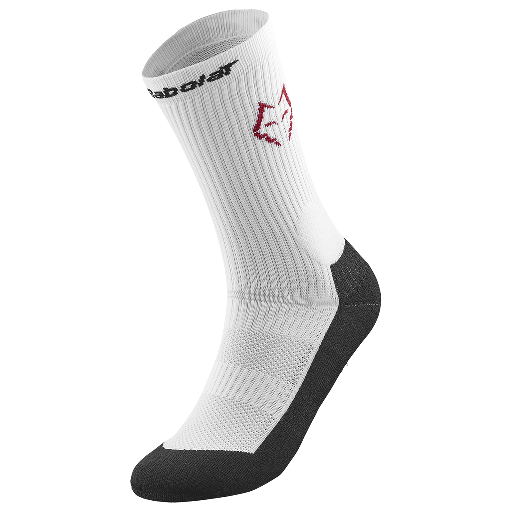 Babolat Men's Mid-Calf Sock White Black