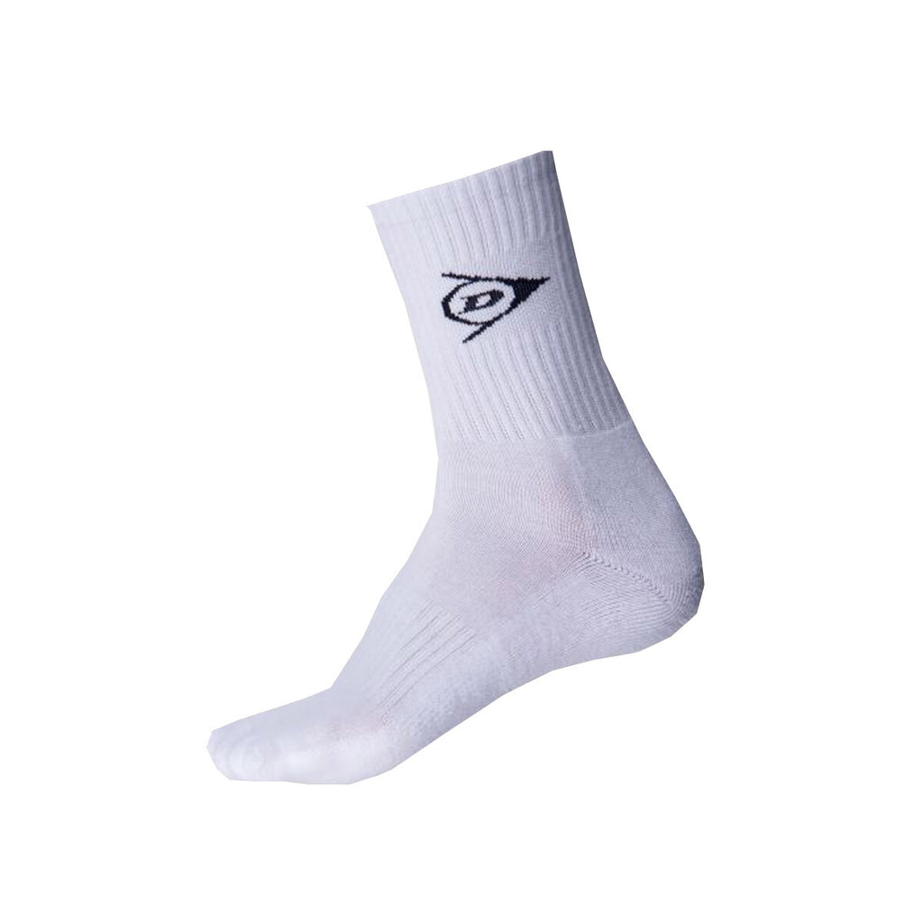 Dunlop Men's Crew Socks - 3 Pack White