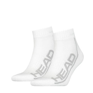 HEAD Performance Quarter Sock 2 Pack White