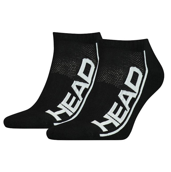 HEAD Performance Sneaker Socks 2 Pack Black White