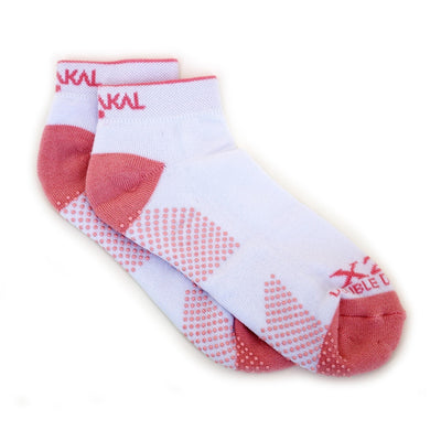 Karakal X2+ Trainer Socks White Pink