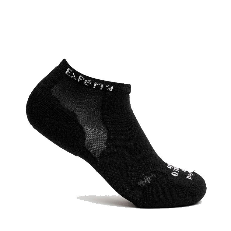 Thorlo Experia TECHFIT Light Cushion Low-Cut Socks Black On Black