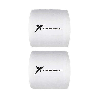 Drop Shot Wristbands - 2 Pack White