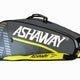 Ashaway Thermo ATB871 6(Double) Racket Bag Grey Yellow