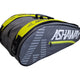 Ashaway Thermo ATB871 9(Triple) Racket Bag Grey Yellow