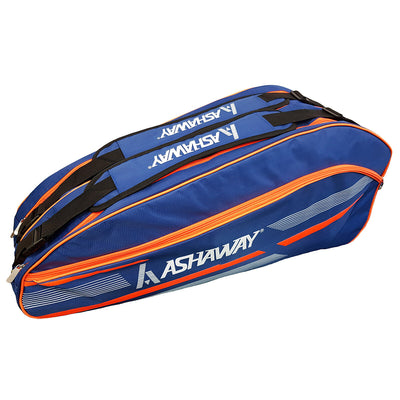 Ashaway Thermo ATB866 6(Double) Racket Bag Blue Orange