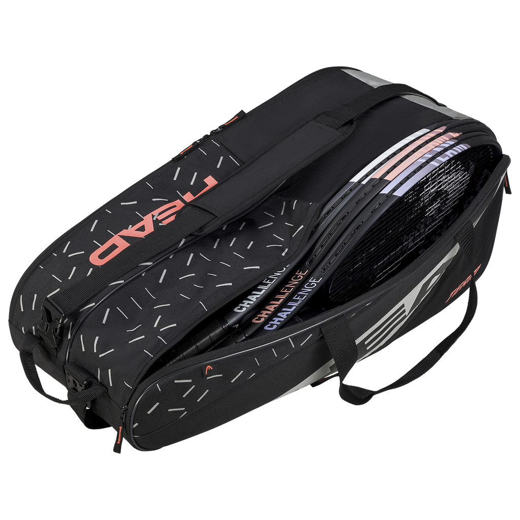 Head Team L Racket Bag Black Ceramic