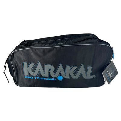 Karakal Pro Tour Fifty 2.1 Short Racket Bag Black Blue