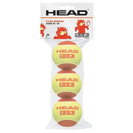 HEAD TIP Red Mini Tennis Balls - Pack Of 3