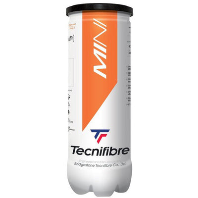 Tecnifibre Orange Stage 2 Mini Junior Tennis Balls 3 Ball Tube