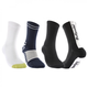 Bullpadel BP255 Socks 3 Pack Black/White/Midnight Blue