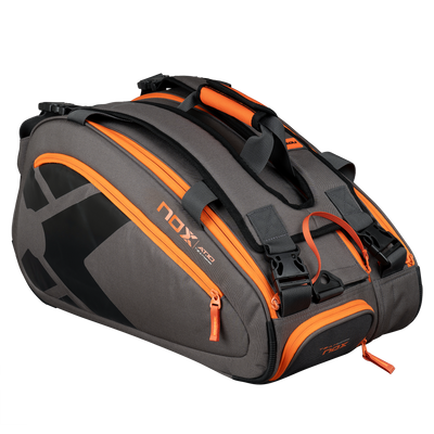 Nox AT10 Team Padel Racket Bag Grey Orange