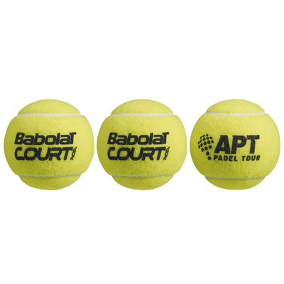 Babolat Court Padel Balls - 3 Ball Tube