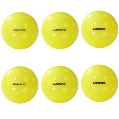 Gamma Photon Pickleball Outdoor Ball - 6 Pack