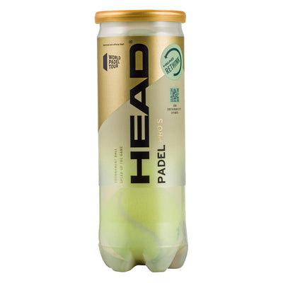 Head Padel Pro S Padel Ball - 3 Ball Can