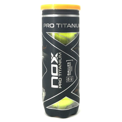 Nox Pro Titanium Padel Balls - 3 Ball Can