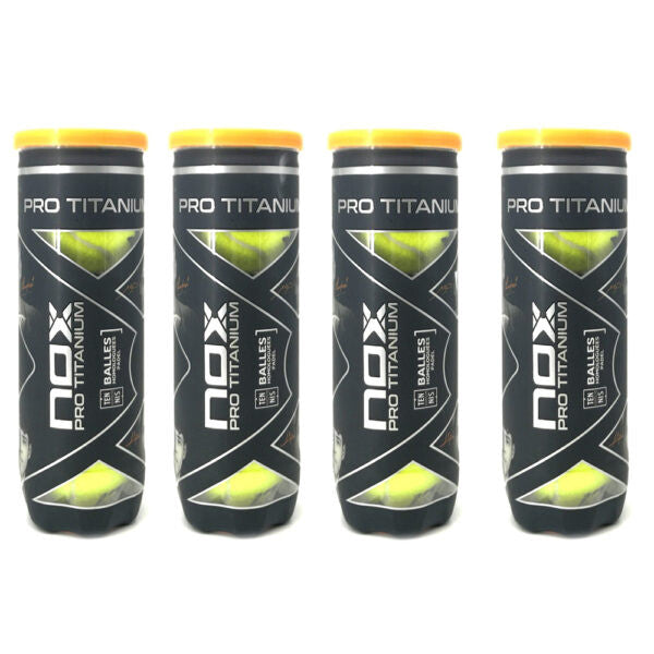 Nox Pro Titanium Padel Balls - Dozen