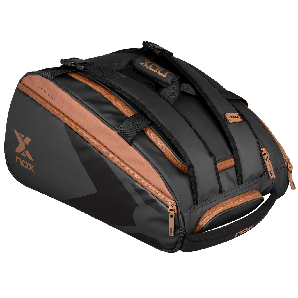 Nox Luxury Open Series Padel Bag Black Brown