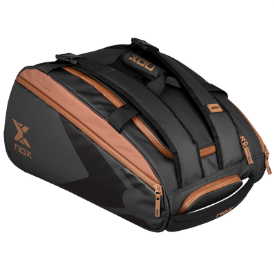 Nox Luxury Open Series Padel Bag Black Brown