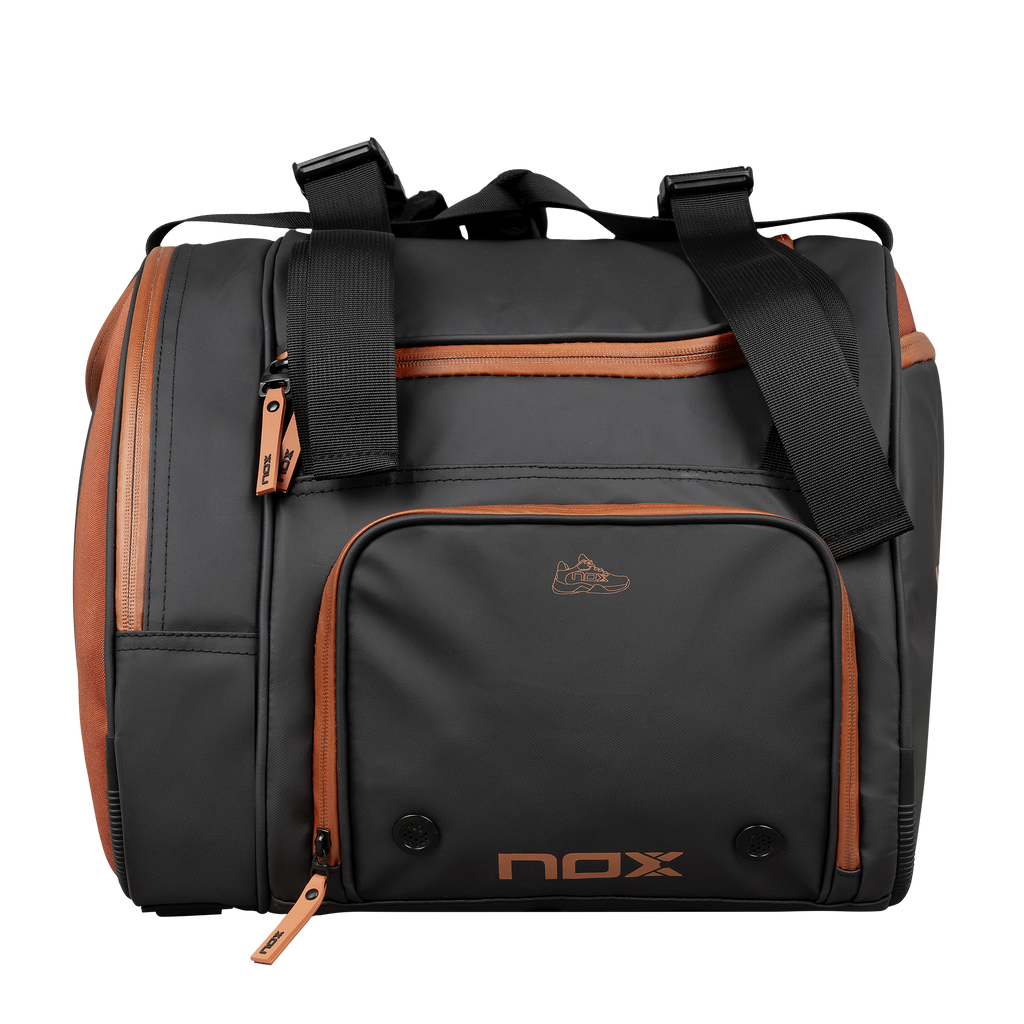 Nox Luxury Open Series Padel Bag Black Brown