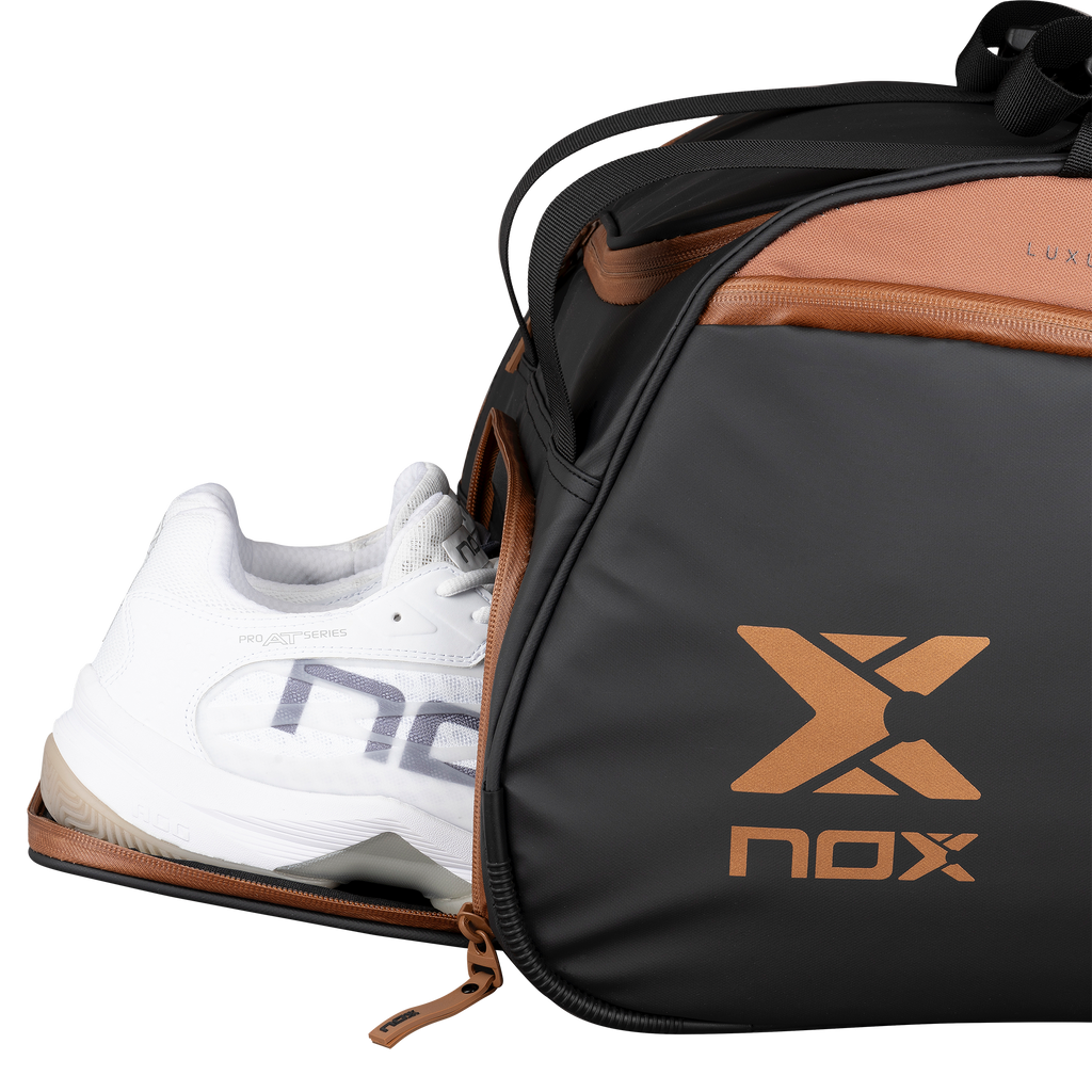 Nox Luxury Open Series Padel Bag Black Brown