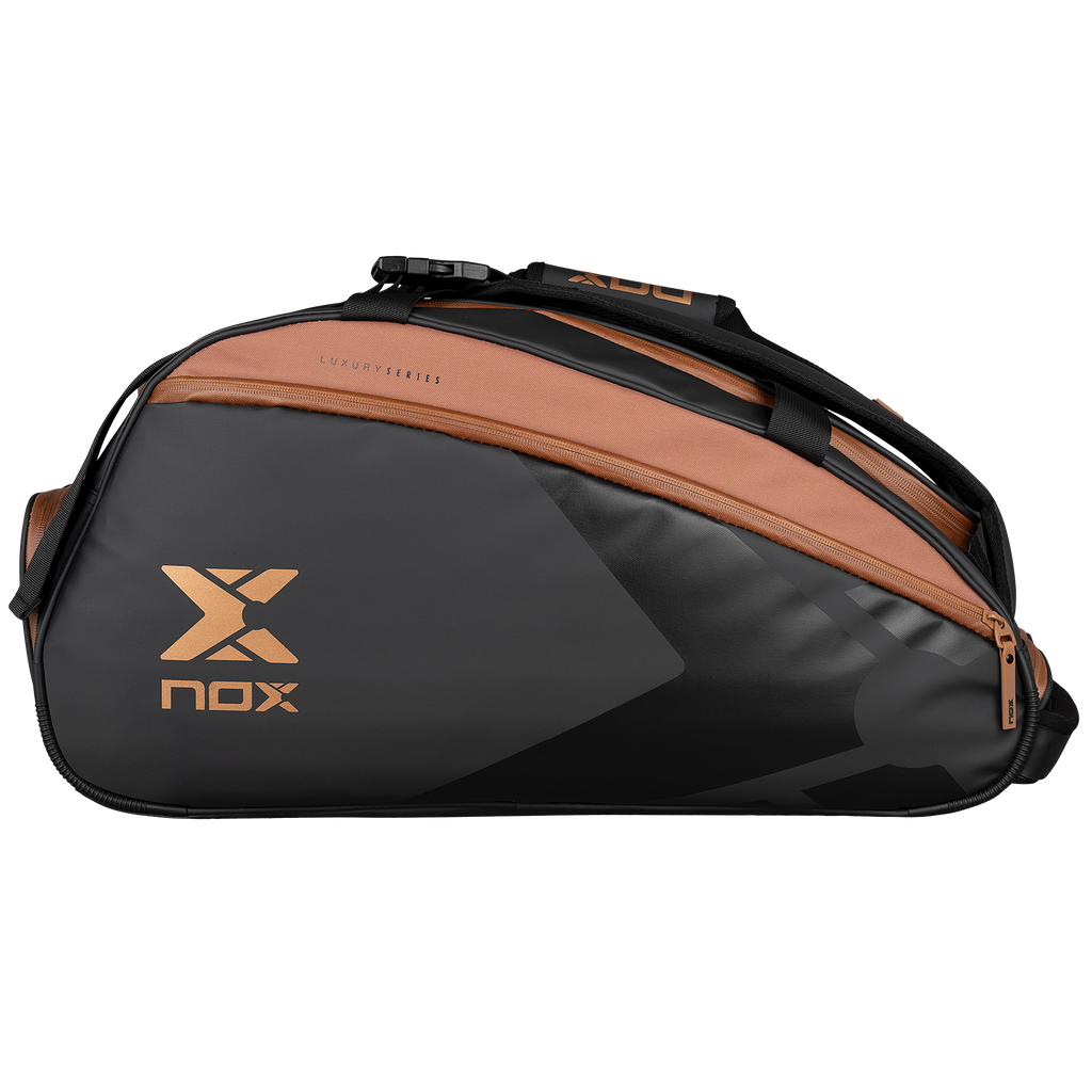 Nox Luxury Open Series Padel Bag Black Brown