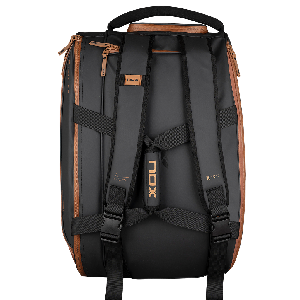 Nox Luxury Open Series Padel Bag Black Brown