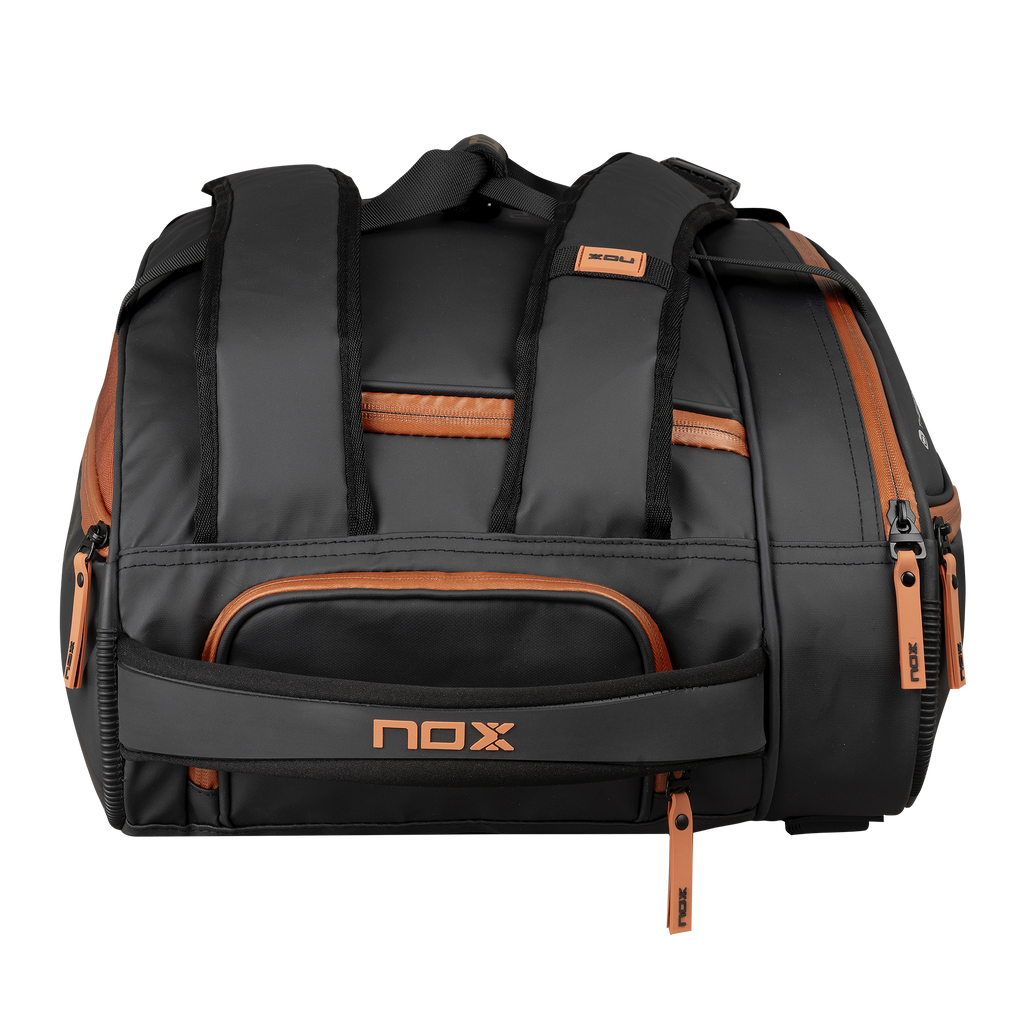 Nox Luxury Open Series Padel Bag Black Brown