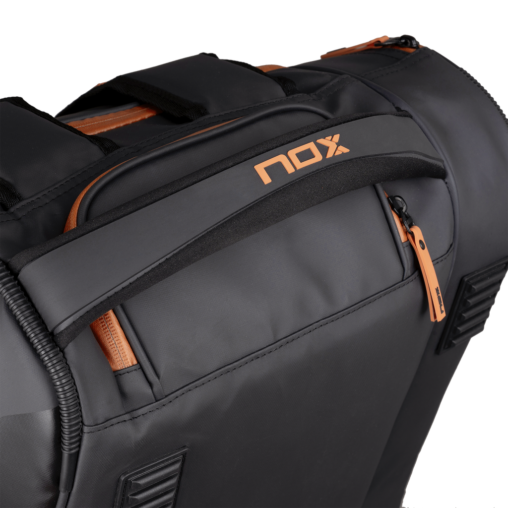 Nox Luxury Open Series Padel Bag Black Brown