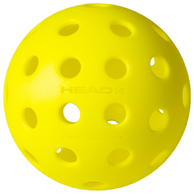 Head Championship 40 Pickleball Ball - 3 Pack Yellow