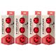 Head Championship 26 Indoor Pickleball Balls - 1 Dozen Red