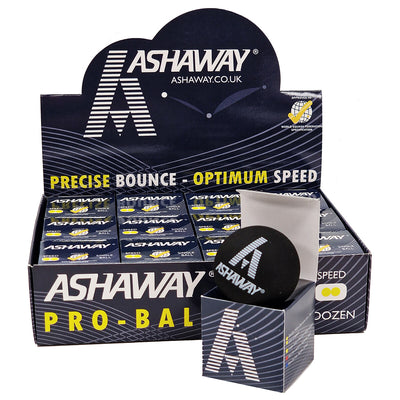 Ashaway Double Dot Squash Balls - Dozen