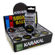 Karakal Single Yellow Dot Squash Balls - 1 Dozen