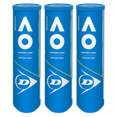 Dunlop Australian Open Tennis Balls - 1 Dozen