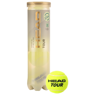 HEAD Tour Tennis Balls - 4 Ball Can